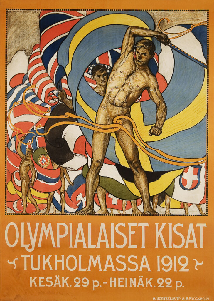 Tukholman olympiakisojen virallinen juliste