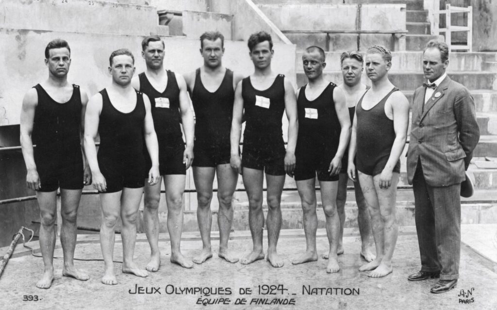 Suomen uintijoukkue Pariisin olympiakisoissa 1924